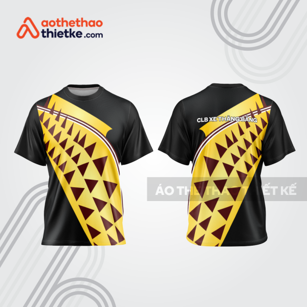 Mẫu thiết kế áo đồng phục t-shirt đua xe thăng bằng đẹp tba124