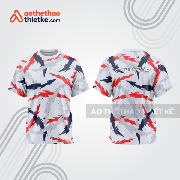 Mẫu thiết kế áo đồng phục t-shirt đua xe thăng bằng đẹp tba125