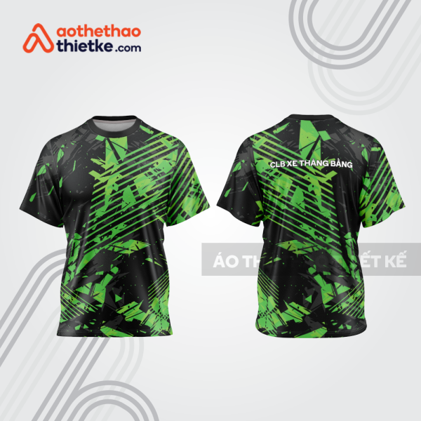 Mẫu thiết kế áo đồng phục t-shirt đua xe thăng bằng đẹp tba126