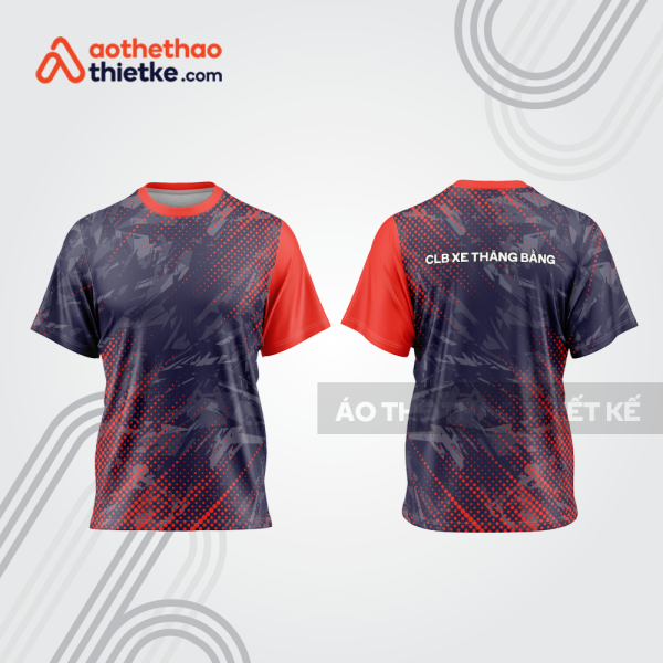 Mẫu thiết kế áo đồng phục t-shirt đua xe thăng bằng đẹp tba130