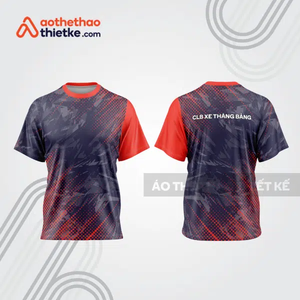 Mẫu thiết kế áo đồng phục t-shirt đua xe thăng bằng đẹp tba130