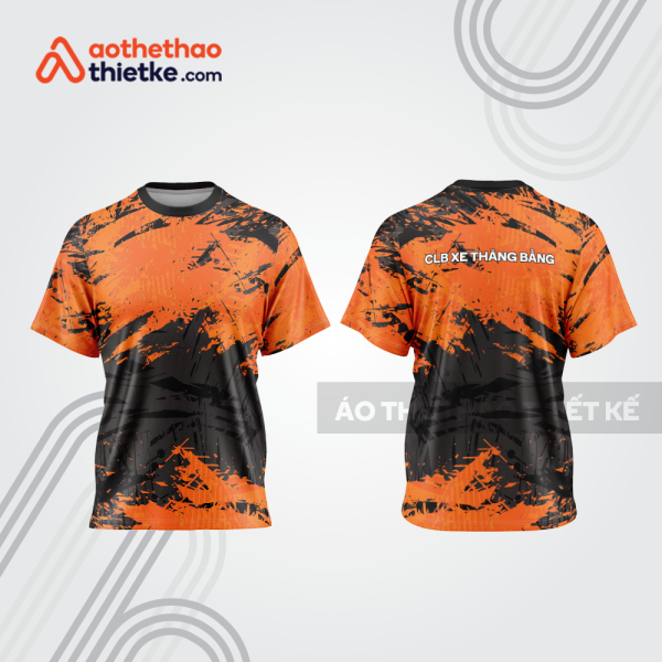Mẫu thiết kế áo đồng phục t-shirt đua xe thăng bằng đẹp tba131