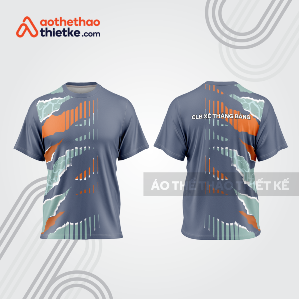 Mẫu thiết kế áo đồng phục t-shirt đua xe thăng bằng đẹp tba132