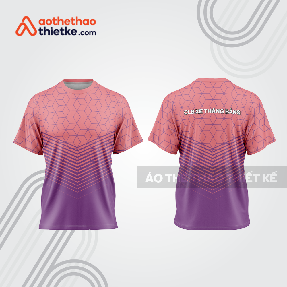 Mẫu thiết kế áo đồng phục t-shirt đua xe thăng bằng đẹp tba133