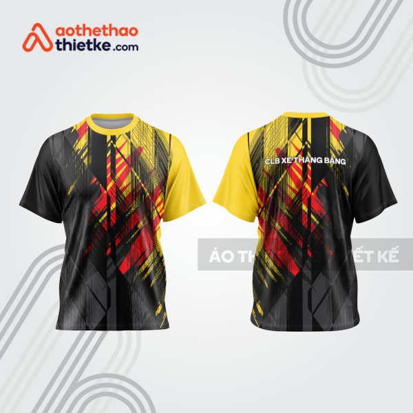 Mẫu thiết kế áo đồng phục t-shirt đua xe thăng bằng đẹp tba135