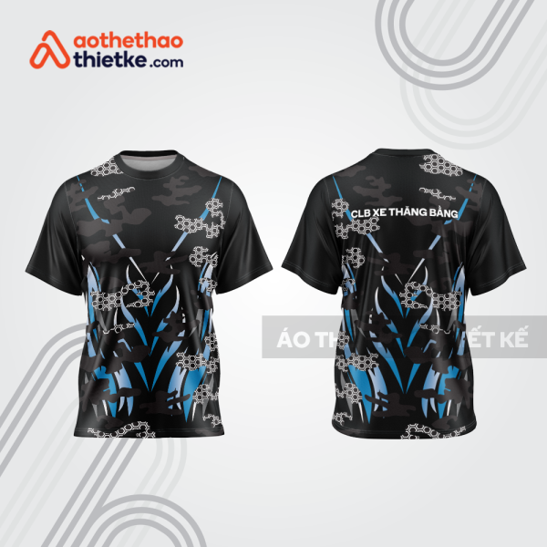 Mẫu thiết kế áo đồng phục t-shirt đua xe thăng bằng đẹp tba136