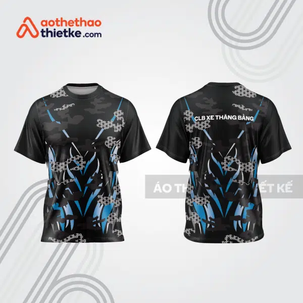 Mẫu thiết kế áo đồng phục t-shirt đua xe thăng bằng đẹp tba136