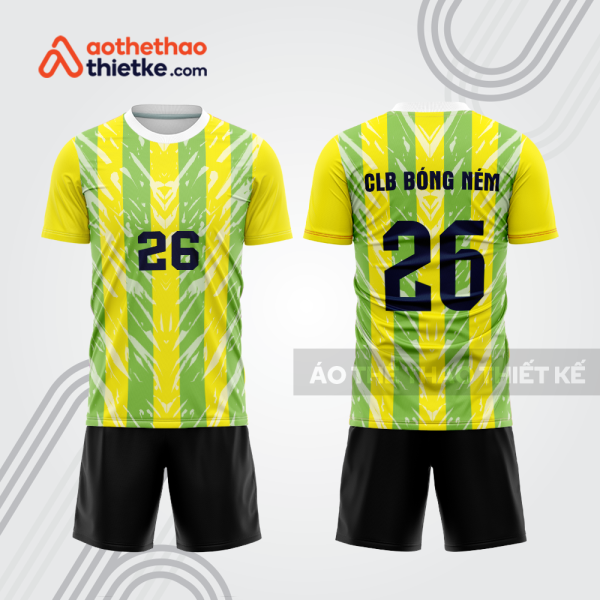 Mẫu thiết kế quần áo đồng phục thi đấu bóng ném bn112