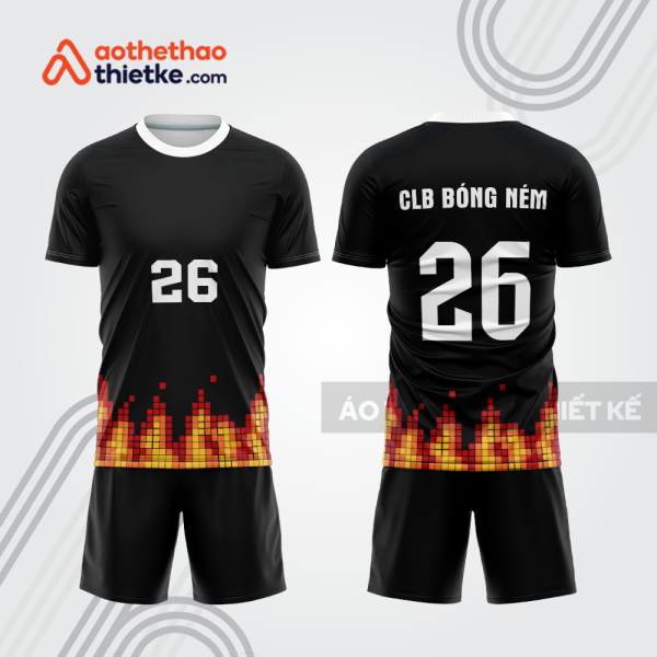 Mẫu thiết kế quần áo đồng phục thi đấu bóng ném bn119