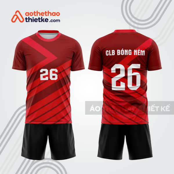 Mẫu thiết kế quần áo đồng phục thi đấu bóng ném bn122