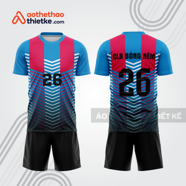 Mẫu thiết kế quần áo đồng phục thi đấu bóng ném bn124