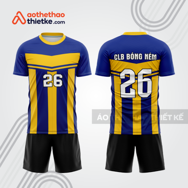 Mẫu thiết kế quần áo đồng phục thi đấu bóng ném bn128