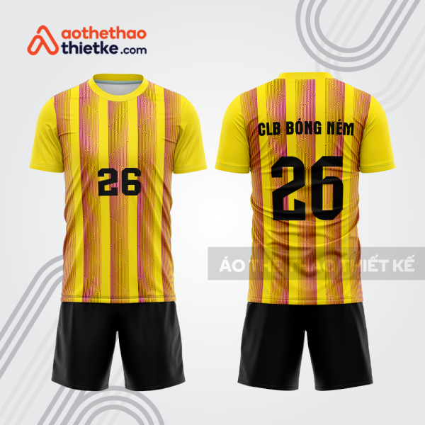 Mẫu thiết kế quần áo đồng phục thi đấu bóng ném bn129