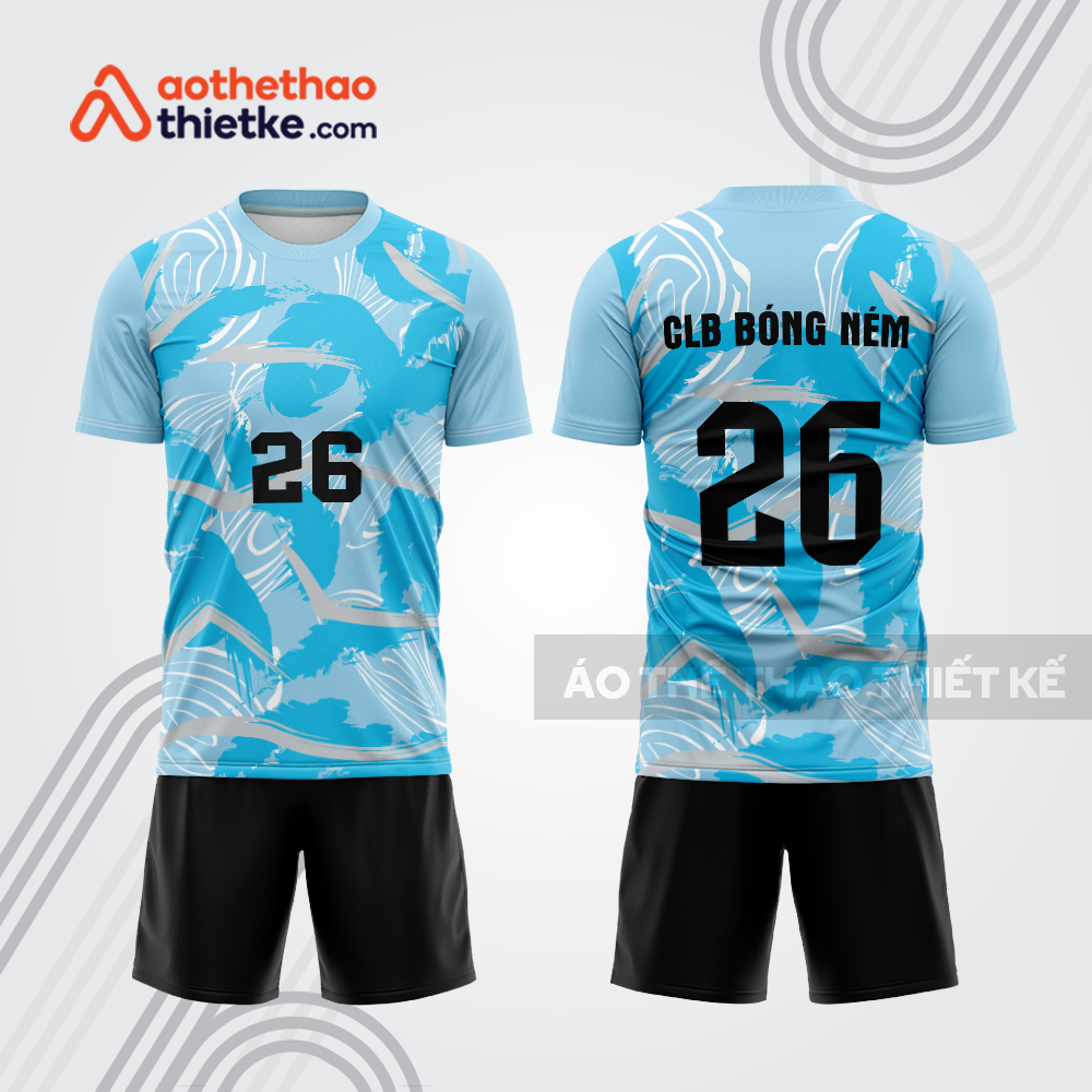 Mẫu thiết kế quần áo đồng phục thi đấu bóng ném bn133