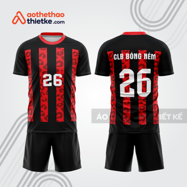 Mẫu thiết kế quần áo đồng phục thi đấu bóng ném bn142