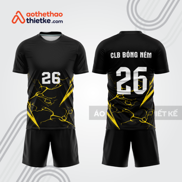 Mẫu thiết kế quần áo đồng phục thi đấu bóng ném bn178