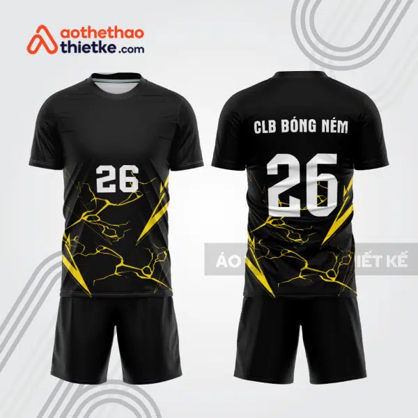 Mẫu thiết kế quần áo đồng phục thi đấu bóng ném bn178
