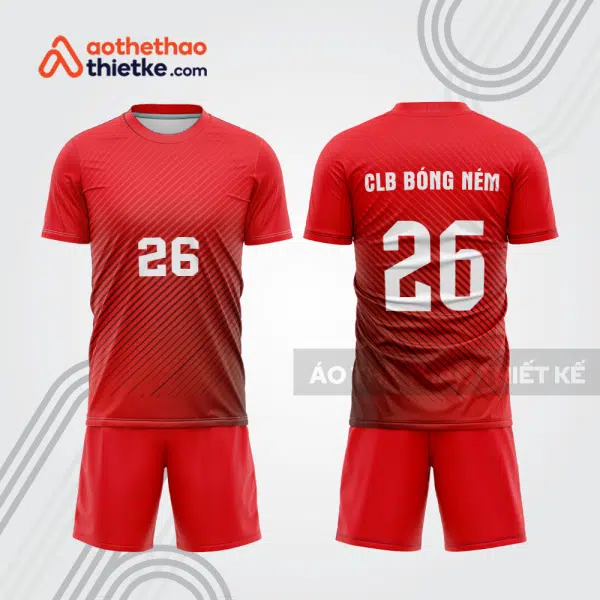 Mẫu thiết kế quần áo đồng phục thi đấu bóng ném bn181
