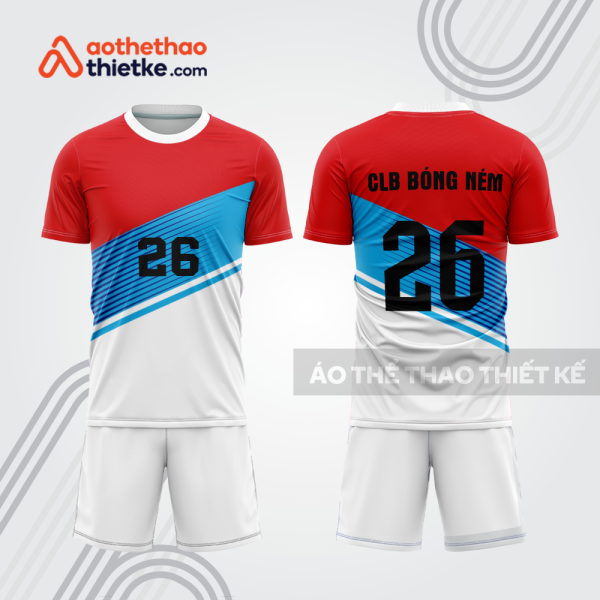 Mẫu thiết kế quần áo đồng phục thi đấu bóng ném bn198