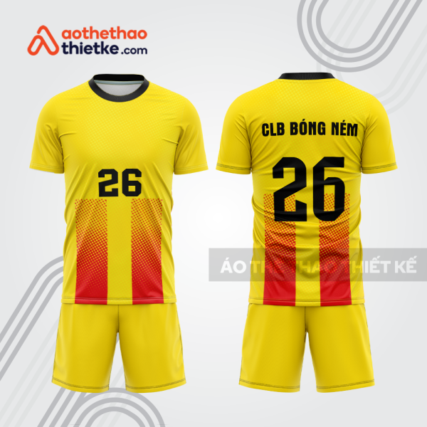 Mẫu thiết kế quần áo đồng phục thi đấu bóng ném đẹp bn212