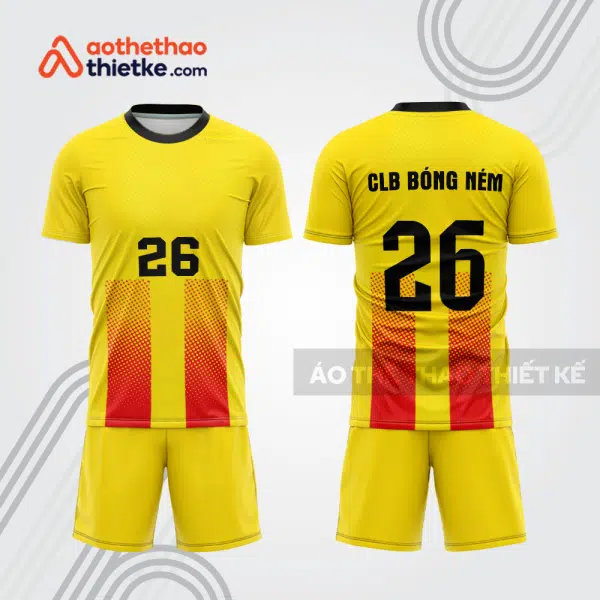 Mẫu thiết kế quần áo đồng phục thi đấu bóng ném đẹp bn212