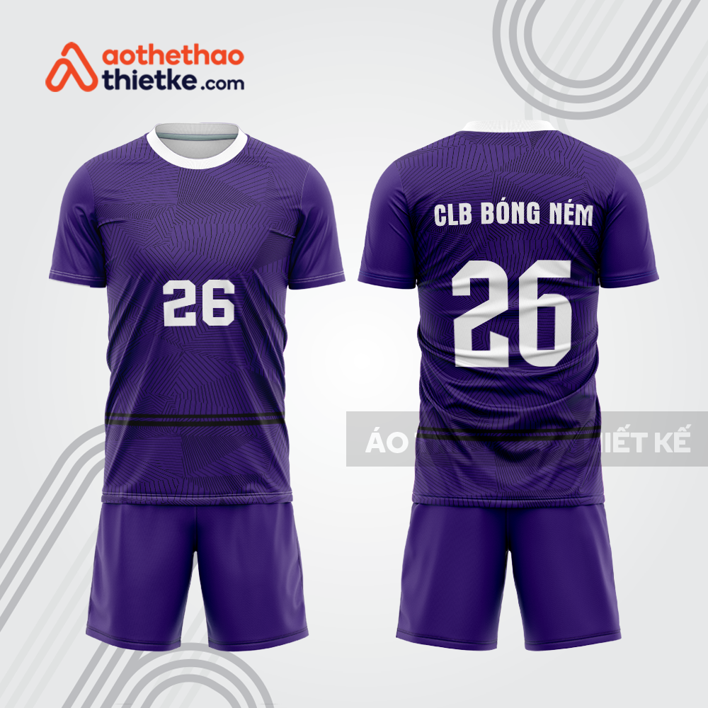 Mẫu thiết kế quần áo đồng phục thi đấu bóng ném đẹp bn213