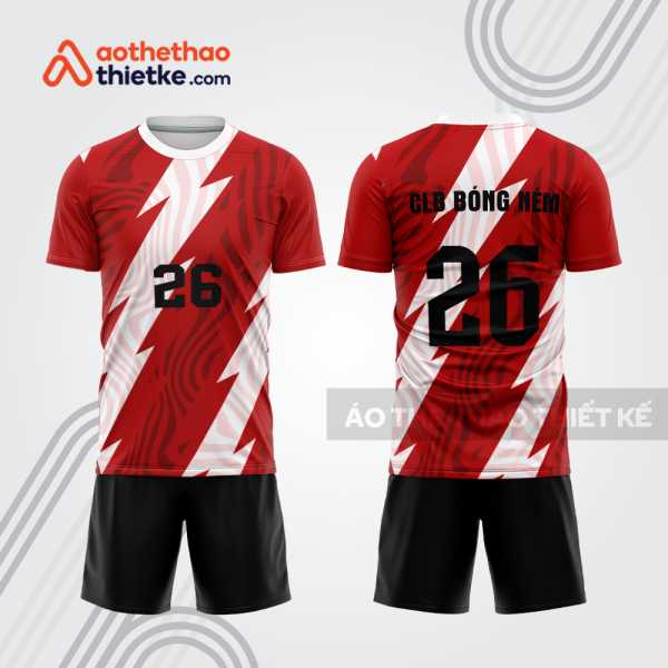 Mẫu thiết kế quần áo đồng phục thi đấu bóng ném đẹp bn217