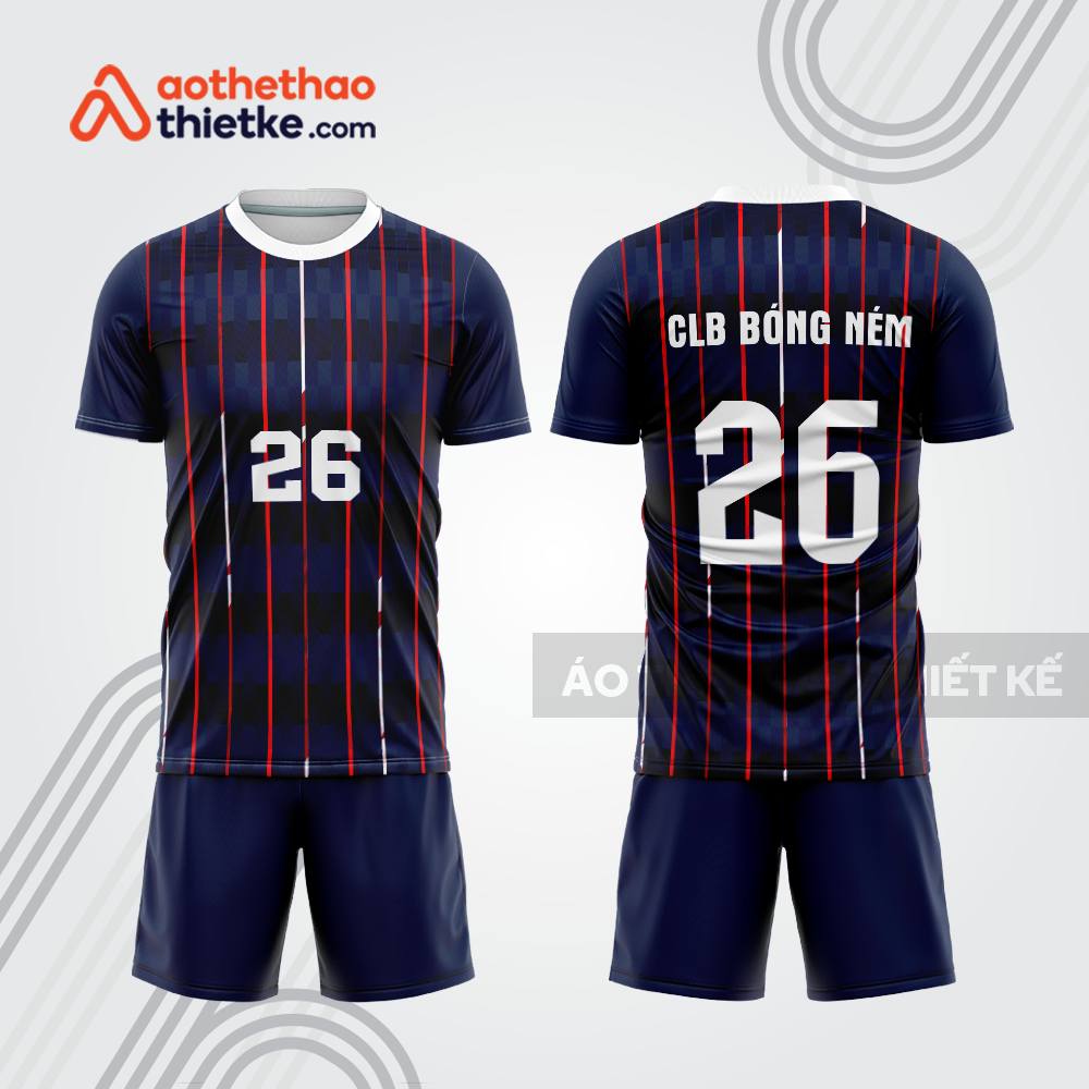 Mẫu thiết kế quần áo đồng phục thi đấu bóng ném đẹp bn218