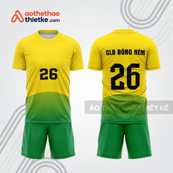 Mẫu thiết kế quần áo đồng phục thi đấu bóng ném đẹp bn223