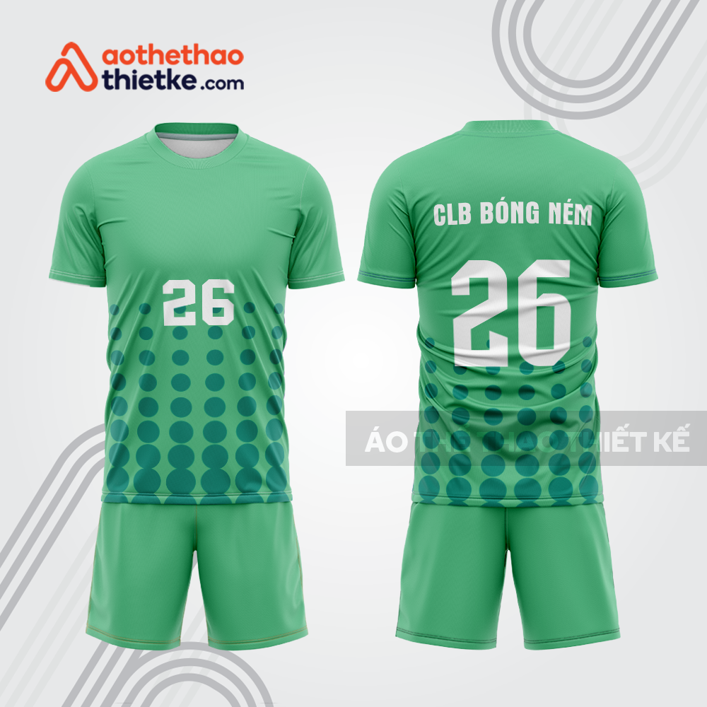 Mẫu thiết kế quần áo đồng phục thi đấu bóng ném đẹp bn234