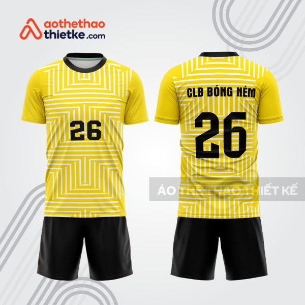 Mẫu thiết kế quần áo đồng phục thi đấu bóng ném đẹp bn236