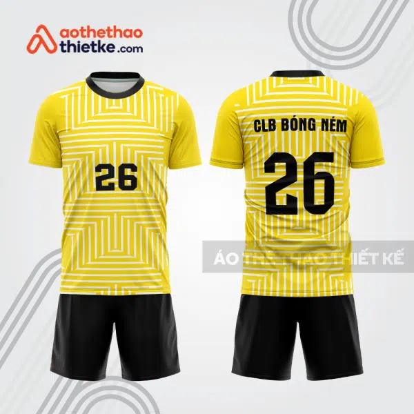 Mẫu thiết kế quần áo đồng phục thi đấu bóng ném đẹp bn236