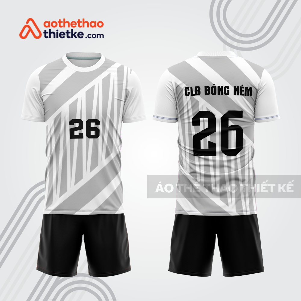 Mẫu thiết kế quần áo đồng phục thi đấu bóng ném đẹp bn238