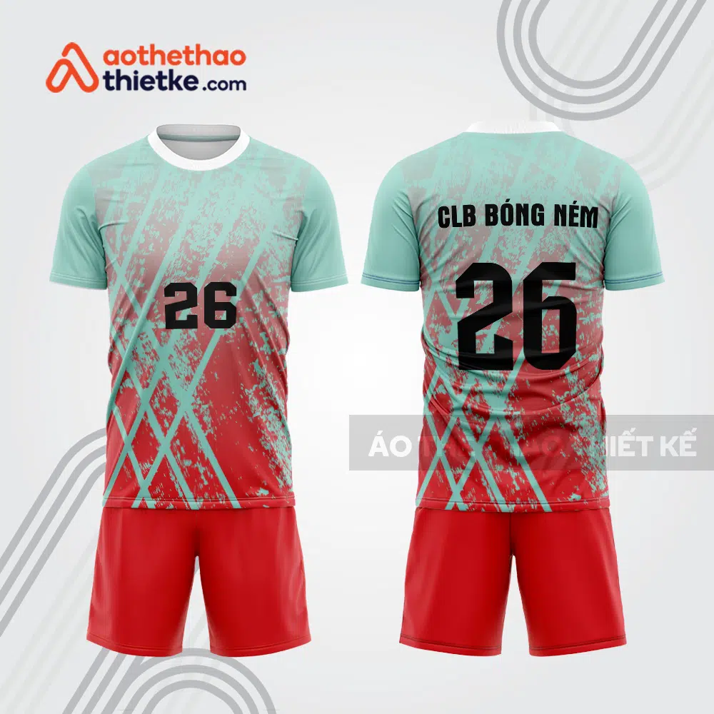 Mẫu thiết kế quần áo đồng phục thi đấu bóng ném đẹp bn240