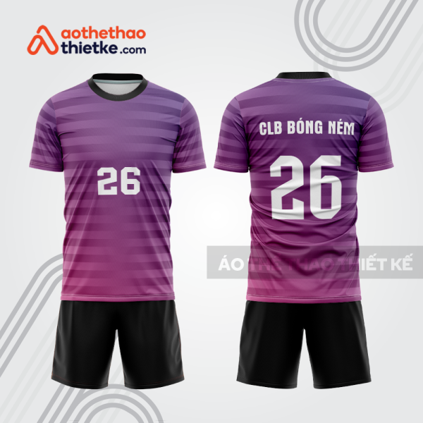 Mẫu thiết kế quần áo đồng phục thi đấu bóng ném đẹp bn257