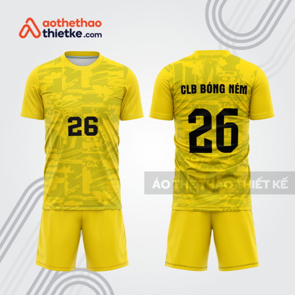 Mẫu thiết kế quần áo đồng phục thi đấu bóng ném đẹp bn264