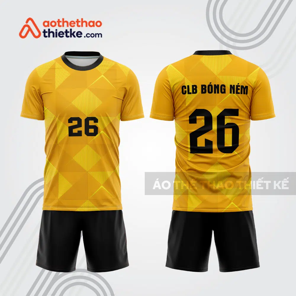Mẫu thiết kế quần áo thể thao thi đấu bóng ném đẹp bn268