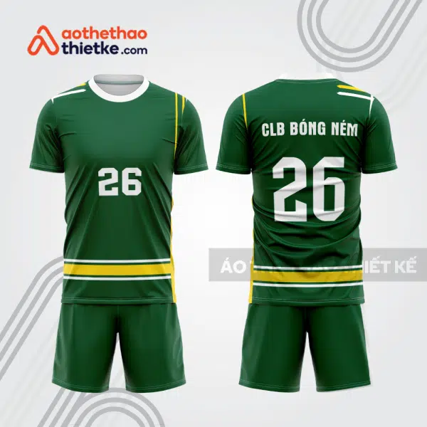 Mẫu thiết kế quần áo thể thao thi đấu bóng ném đẹp bn369