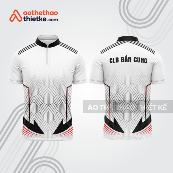 Mẫu thiết kế áo khóa kéo đồng phục CLB bắn cung đẹp bu103