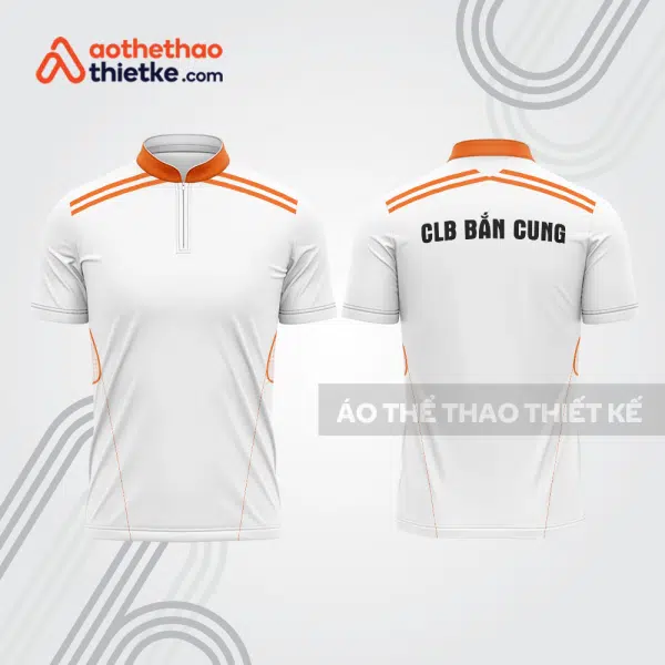 Mẫu thiết kế áo khóa kéo đồng phục CLB bắn cung đẹp bu113