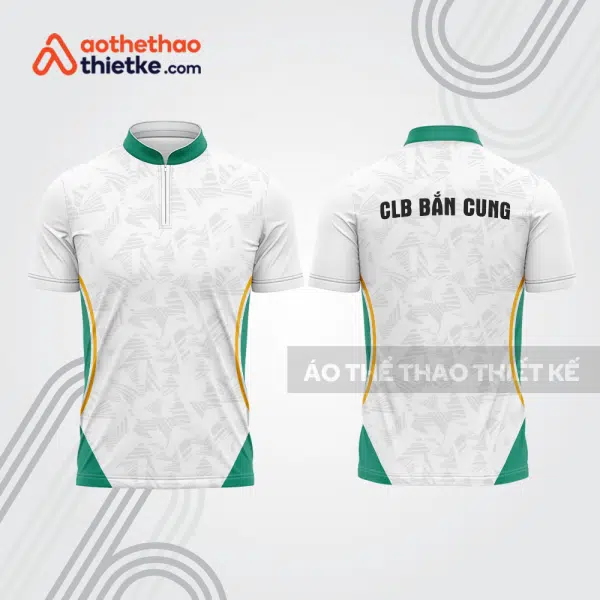 Mẫu thiết kế áo khóa kéo đồng phục CLB bắn cung đẹp bu134