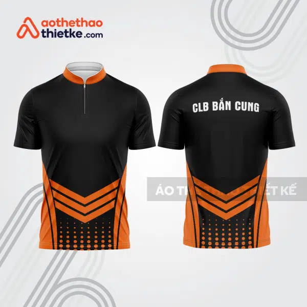 Mẫu thiết kế áo khóa kéo đồng phục CLB bắn cung đẹp bu147