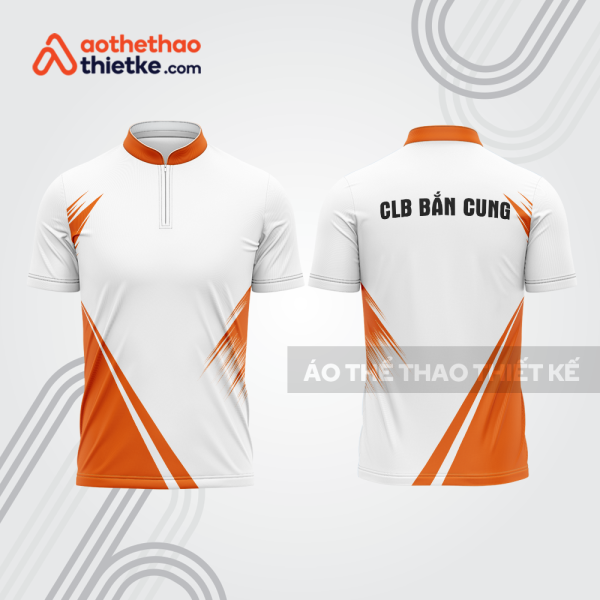 Mẫu thiết kế áo khóa kéo đồng phục CLB bắn cung đẹp bu152