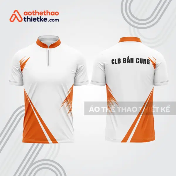 Mẫu thiết kế áo khóa kéo đồng phục CLB bắn cung đẹp bu152