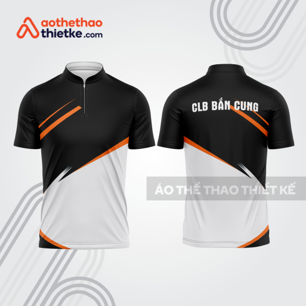 Mẫu thiết kế áo khóa kéo đồng phục CLB bắn cung đẹp bu154