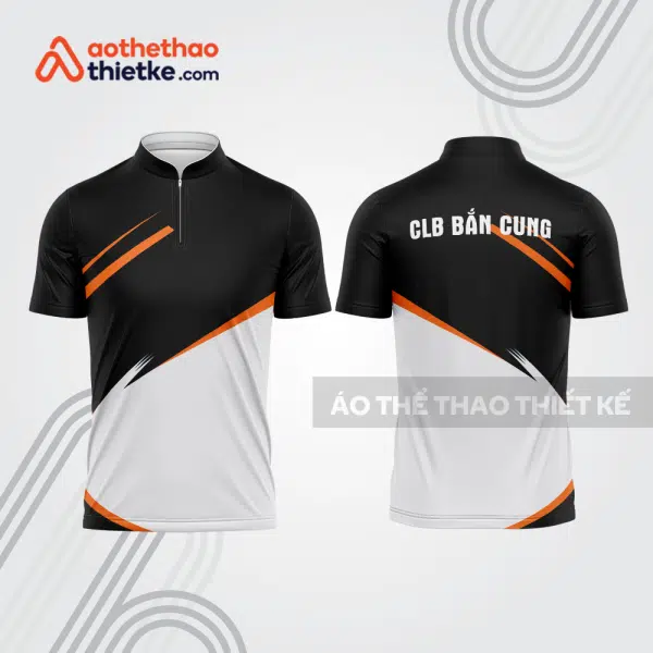 Mẫu thiết kế áo khóa kéo đồng phục CLB bắn cung đẹp bu154