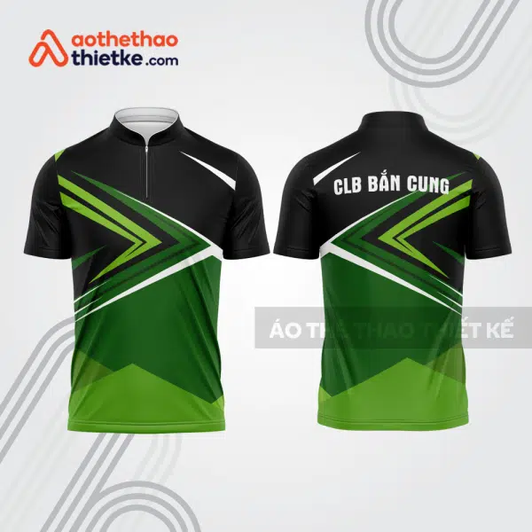 Mẫu thiết kế áo khóa kéo đồng phục CLB bắn cung đẹp bu166