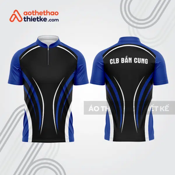 Mẫu thiết kế áo khóa kéo đồng phục CLB bắn cung đẹp bu190
