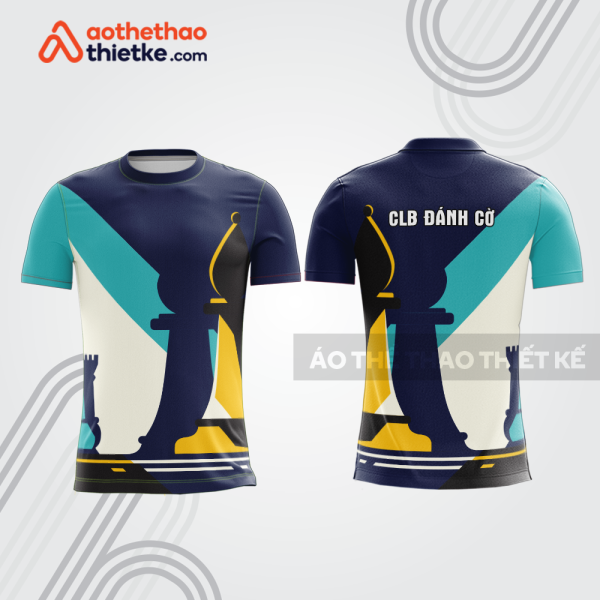 Mẫu thiết kế áo t-shirt thi đấu CLB đánh cờ ch1
