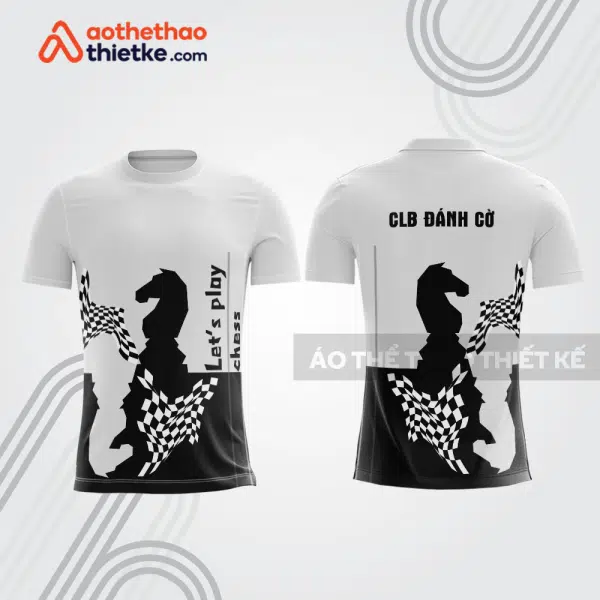 Mẫu thiết kế áo t-shirt thi đấu CLB đánh cờ ch18